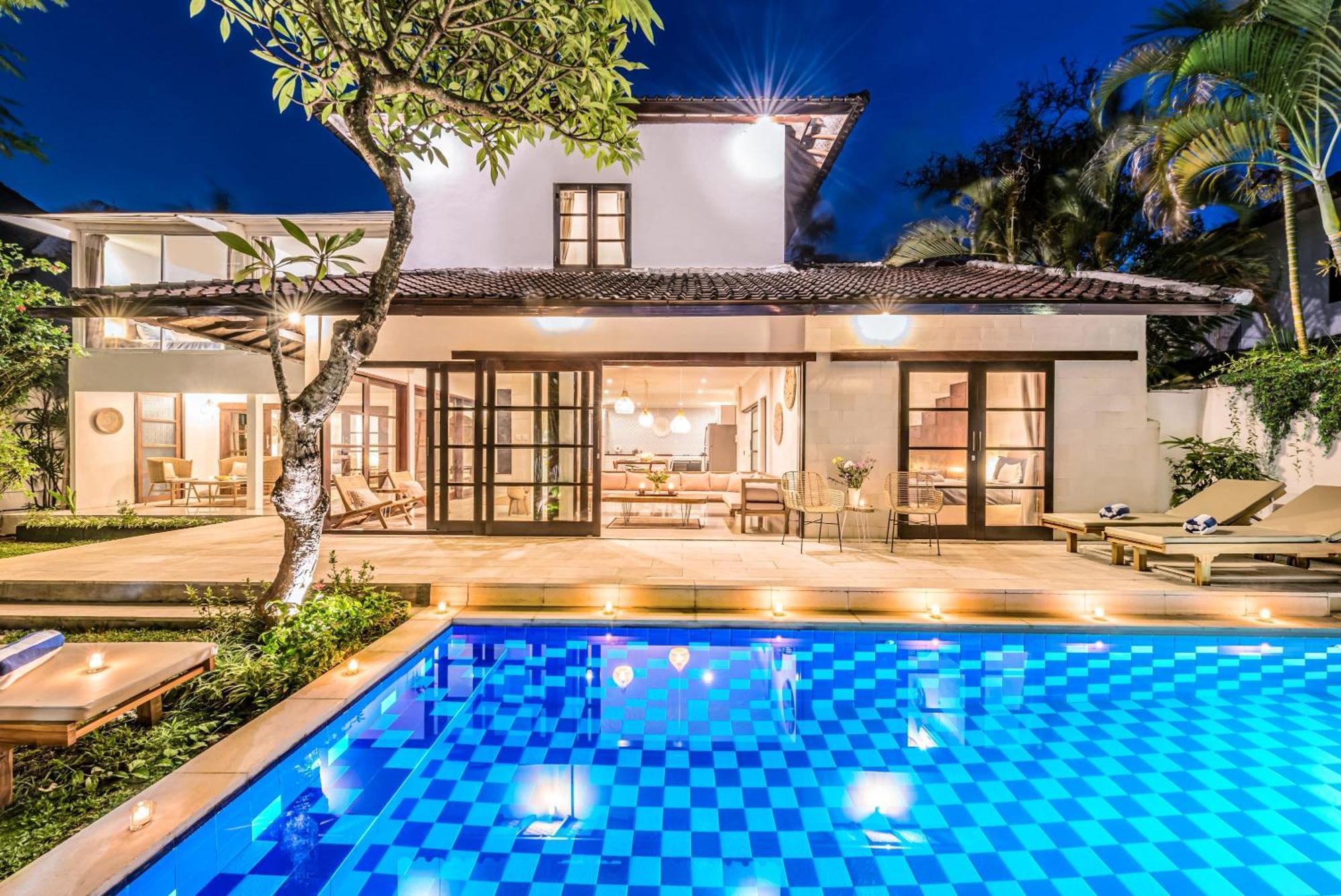 Villa Aurora - Private 6 Bdr Villa In Seminyak, Prime Location, Pool & Garden Bagian luar foto